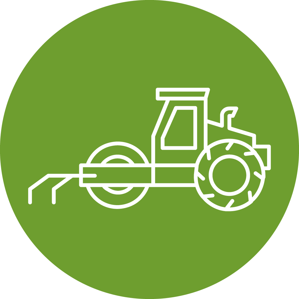 Icon of tractor plough
